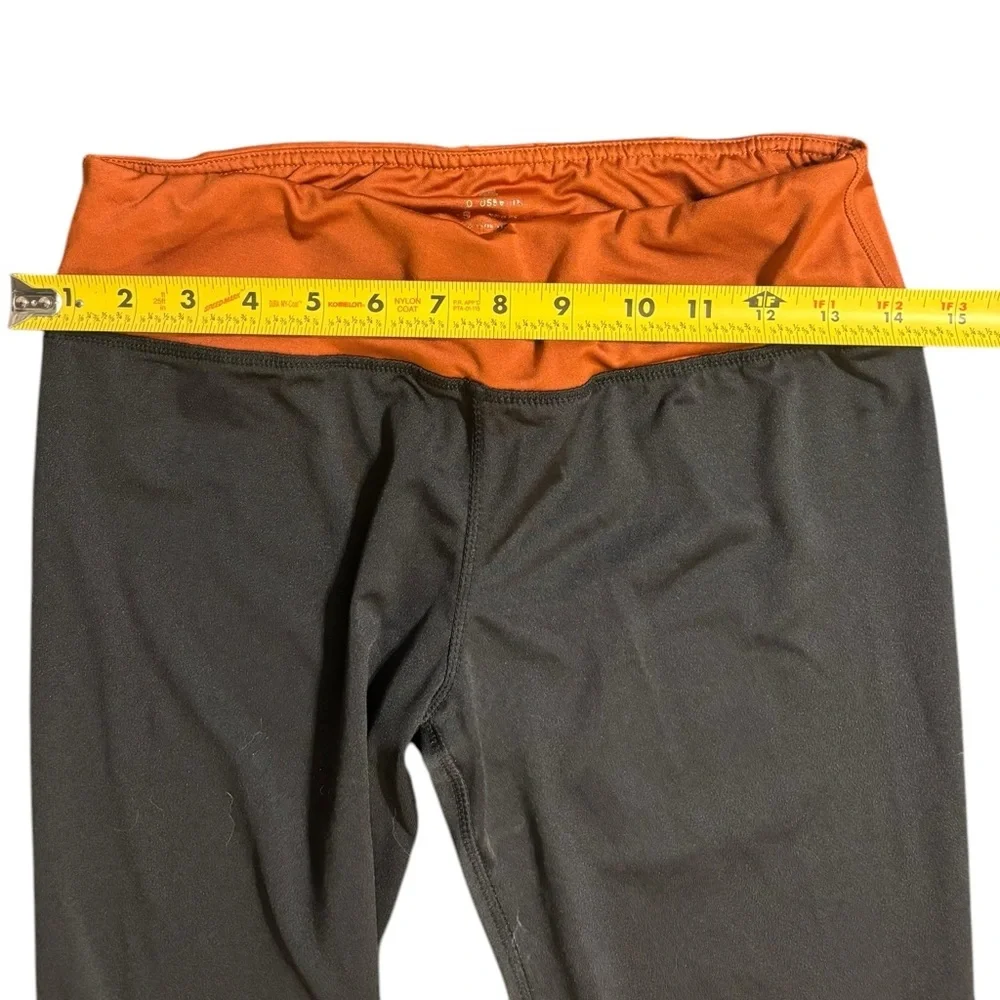 Black and Orange Leggings with Longhorn Logo - Picture 11 of 11